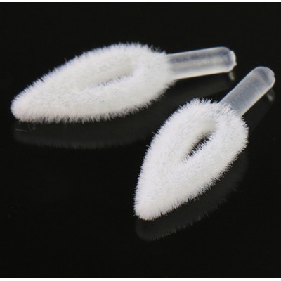 Professional Disposable white Lip Brushes Heart-shaped Lip brush cotton head Cosmetic Tools Lipstick brush head  cosmetic tool